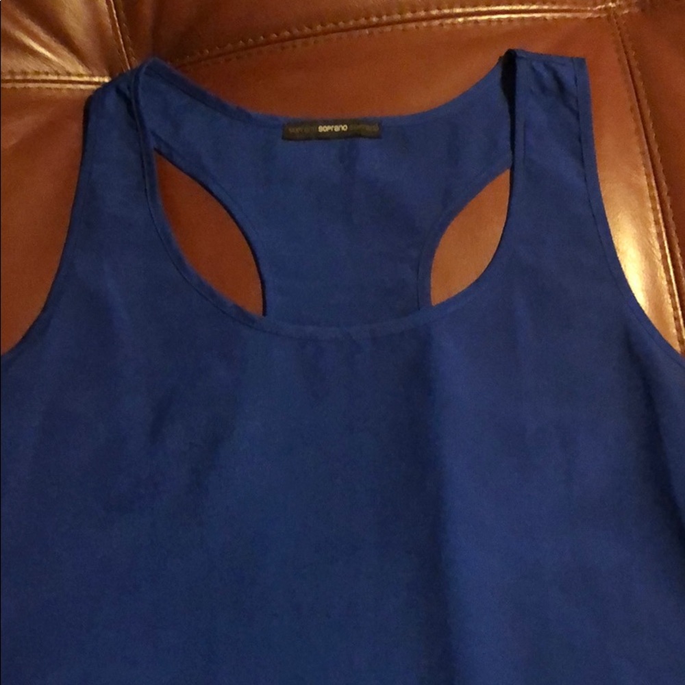 Blue tank